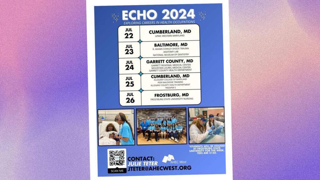 Expanding Access to ECHO (Exploring Careers in Health Occupations) for Garrett County Youth at Deep Creek Lake, MD