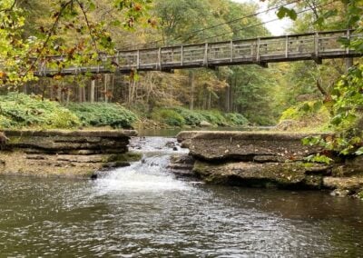 Explore Historic Pedestrian Suspension Bridges