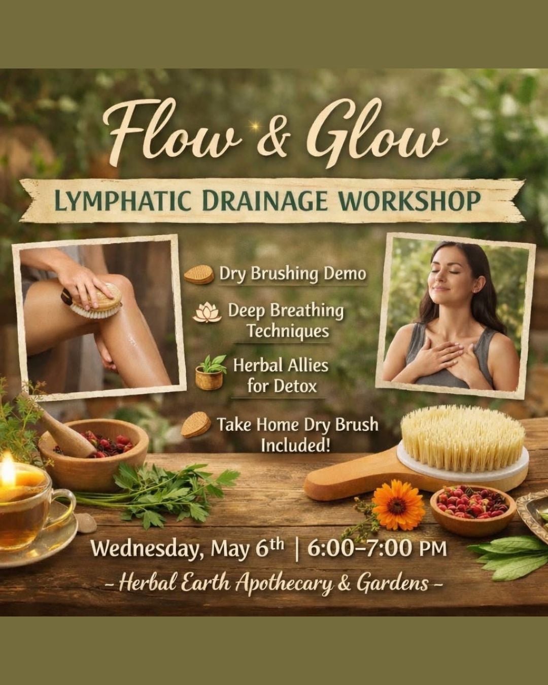 FLOW & GLOW Lymphatic Drainage Workshop (Deep Creek Lake, MD)