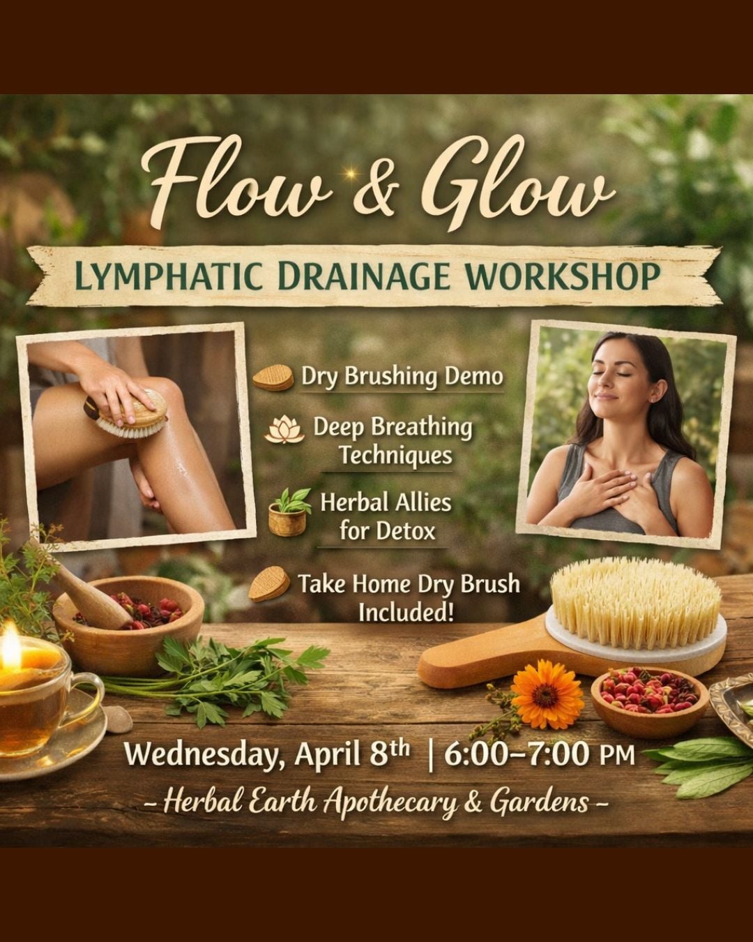 FLOW & GLOW Lymphatic Drainage Workshop (Deep Creek Lake, MD)