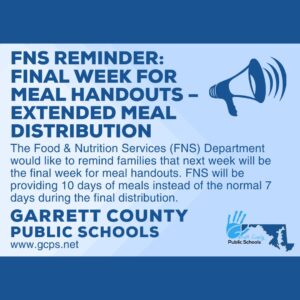 Final Week for Meal Handouts – Extended Meal Distribution