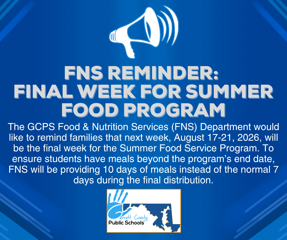 Final Week for Summer Food Program 2026