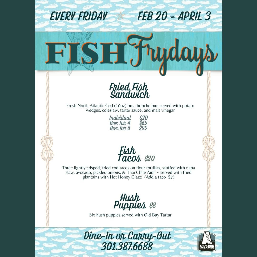 Fish Frydays at Ace's Run Restaurant & Pub