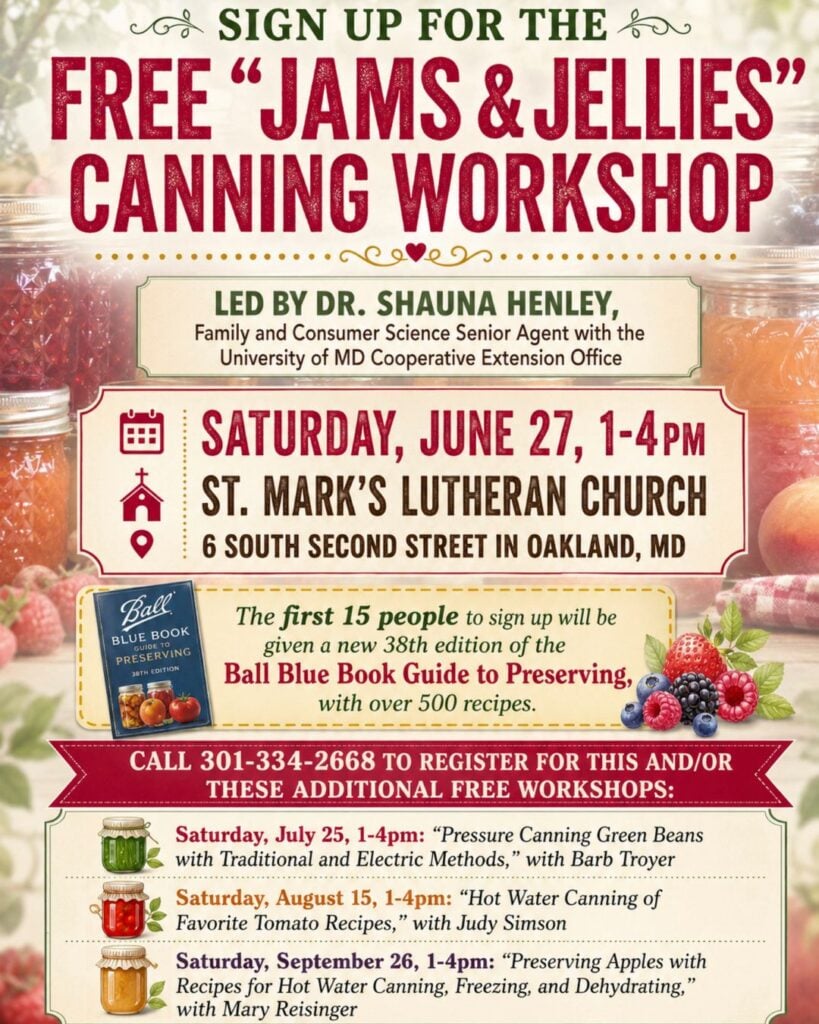 Free Canning Workshops