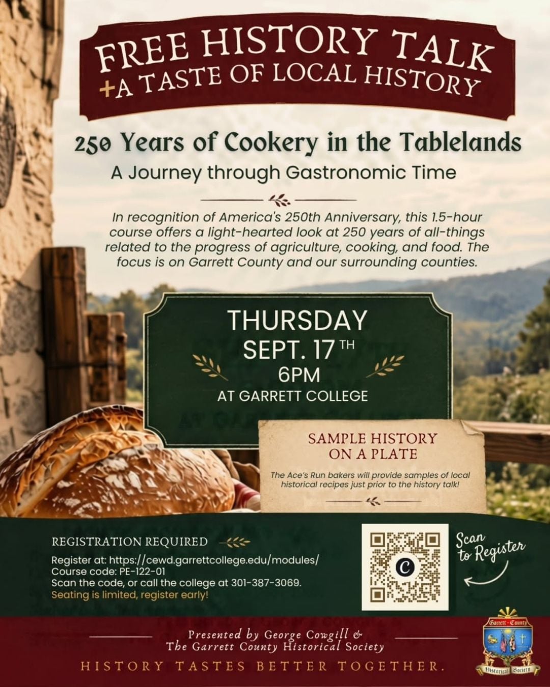 Free History Talk + A Taste of Local History