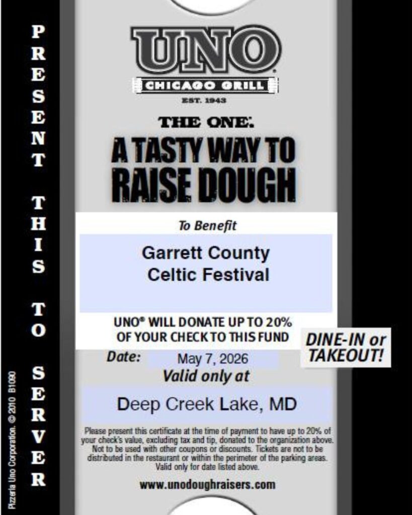 GC Celtic Festival Dough Raiser