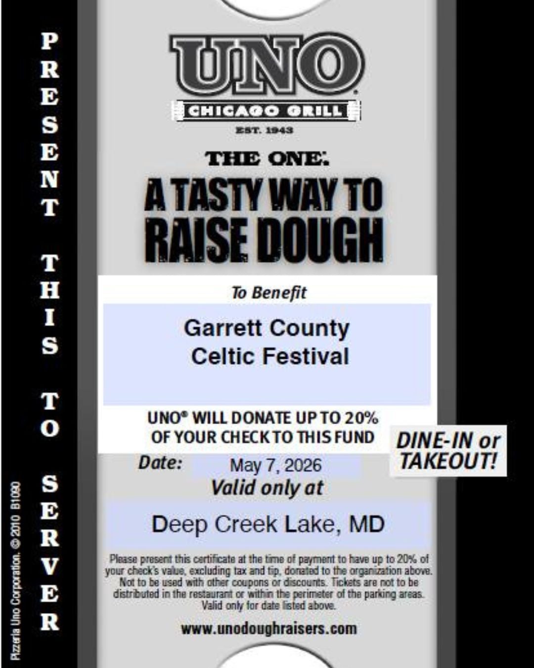 GC Celtic Festival Dough Raiser