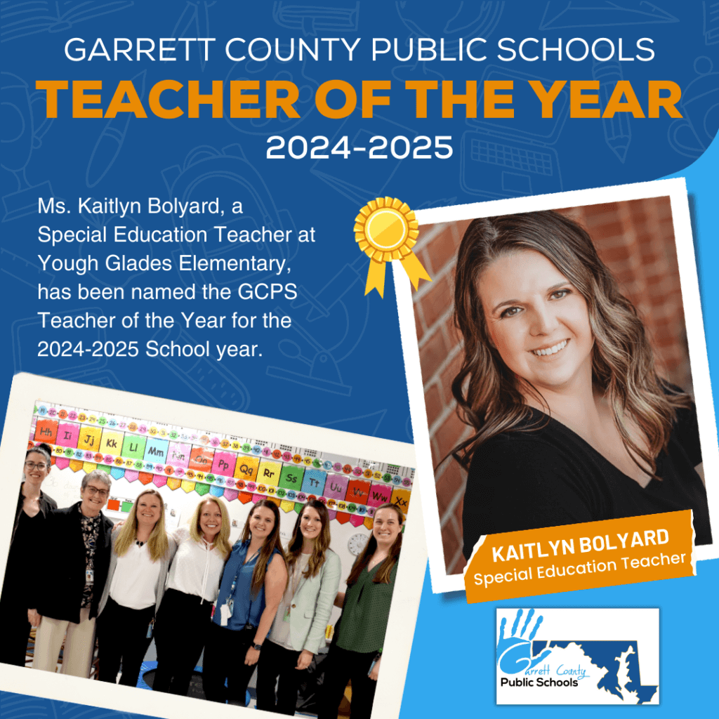 GCPS 2024-2025 Teacher of the Year Named at Deep Creek Lake, MD
