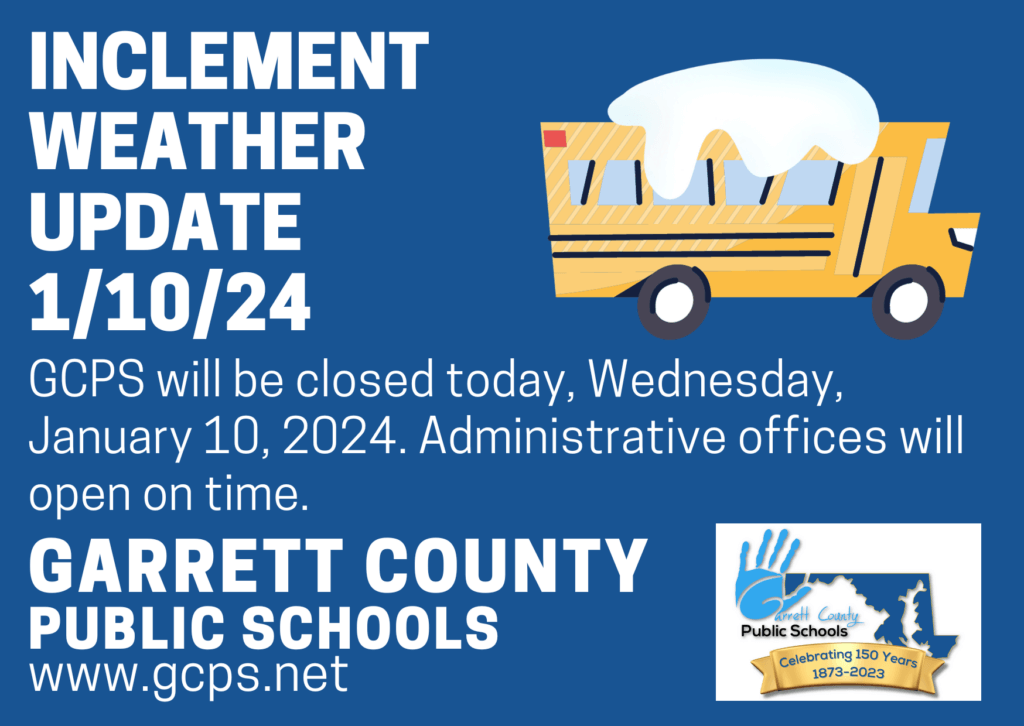 GCPS Inclement Weather Update 1:10:24 at Deep Creek Lake, MD