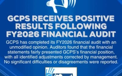 GCPS Receives Positive Results Following FY2026 Financial Audit