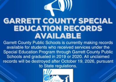 GCPS Special Education Records Available