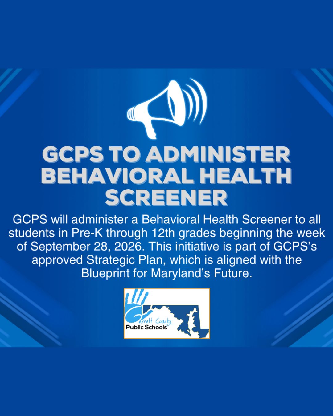 GCPS to Administer Behavioral Health Screener