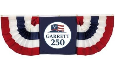 Garrett 250 Celebration Buntings Now Available Ahead of America’s 250th Anniversary
