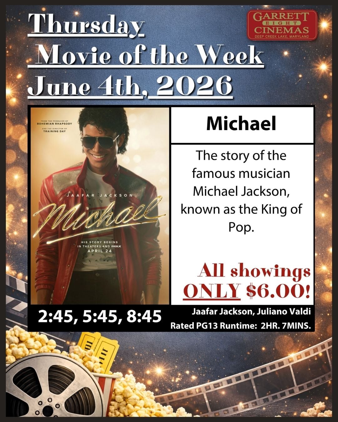Garrett 8 Cinemas’ Thursday Movie of the Week: Michael