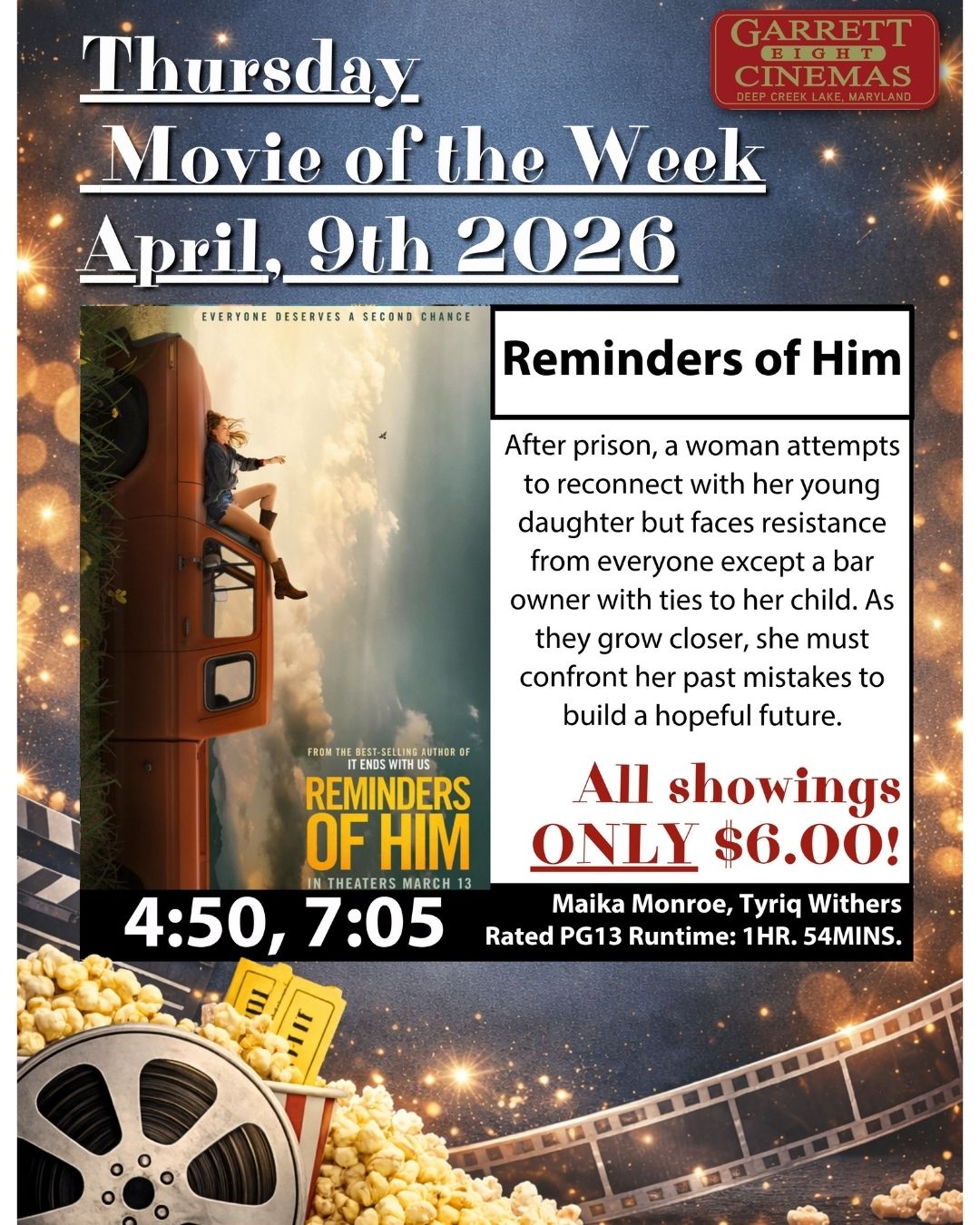 Garrett 8 Cinemas’ Thursday Movie of the Week: Reminders of Him