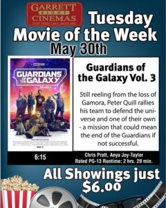 Garrett 8 Cinemas: Tuesday Movie of the Week at Deep Creek Lake, MD