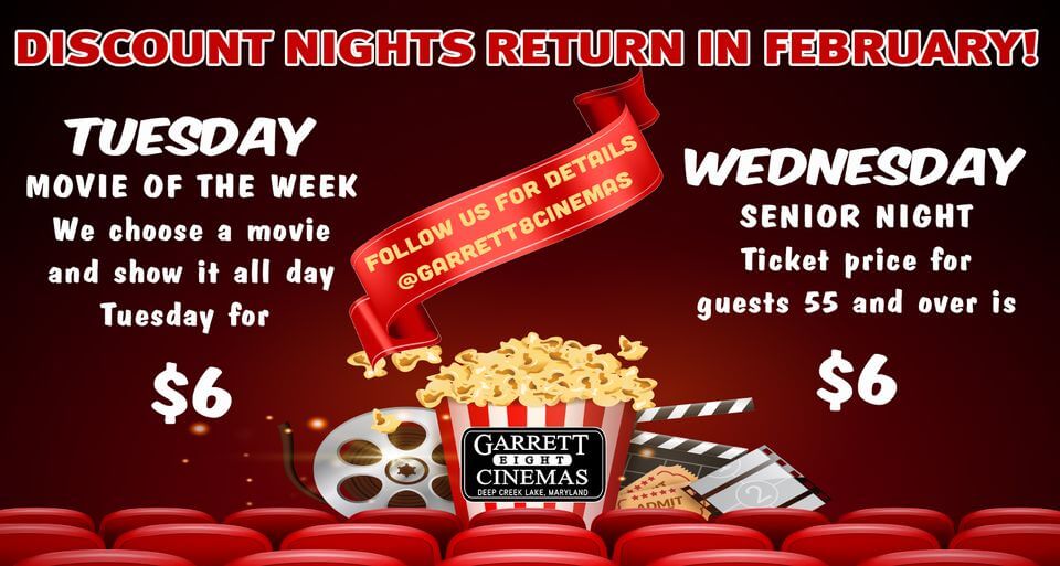 Garrett 8 Cinemas: Tuesday Movie of the Week and Wednesday Senior Special