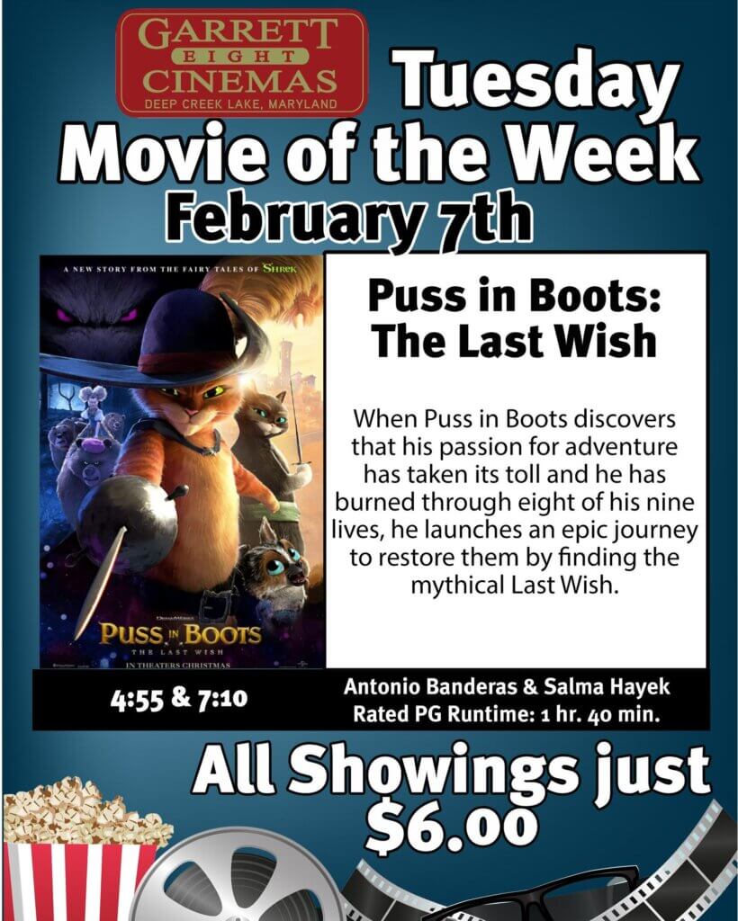 Garrett 8 Cinemas: Tuesday Movie of the Week