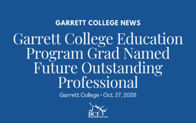 Garrett College Education Program Grad Named Future Outstanding Professional