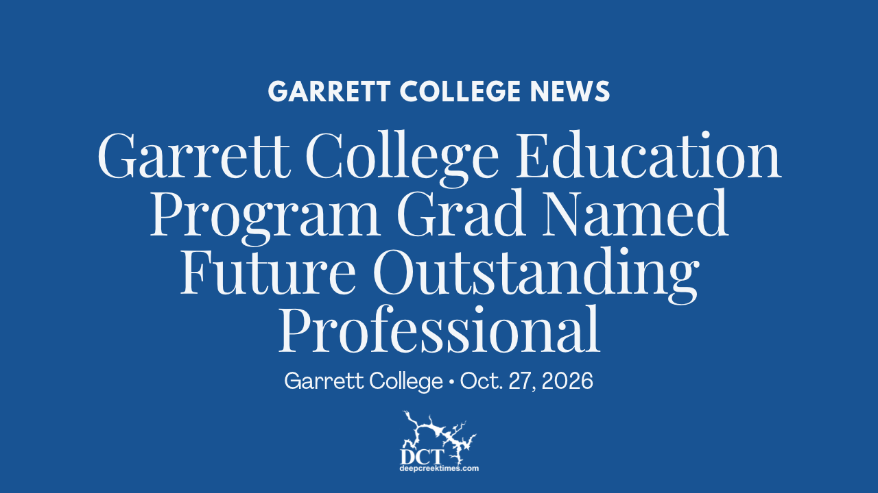 Garrett College Education Program Grad Named Future Outstanding Professional
