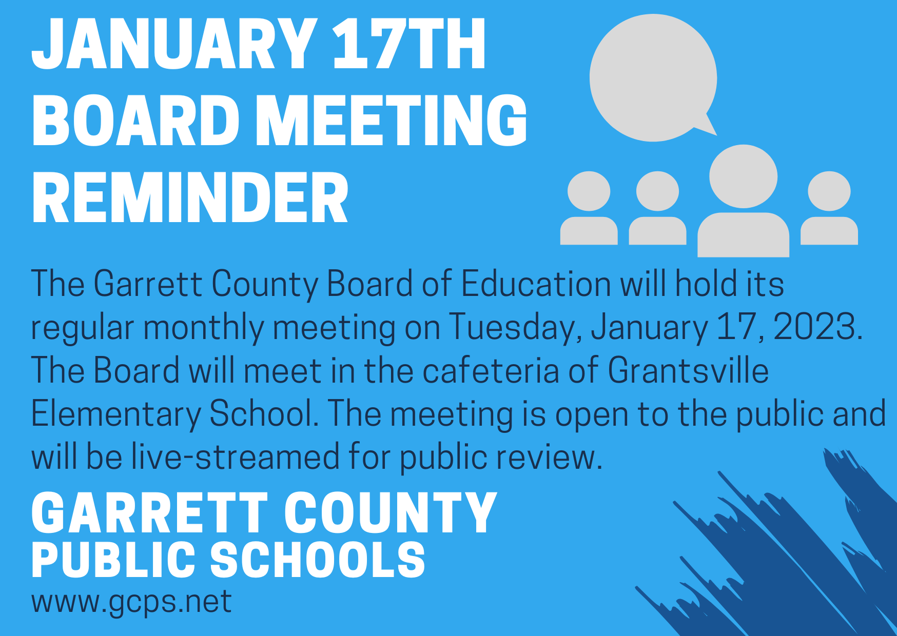 Garrett County Board of Education: January 17 Board Meeting