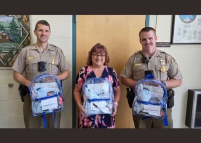 Garrett County Local Behavioral Health Authority Provides Autism Bags to MSP Officers