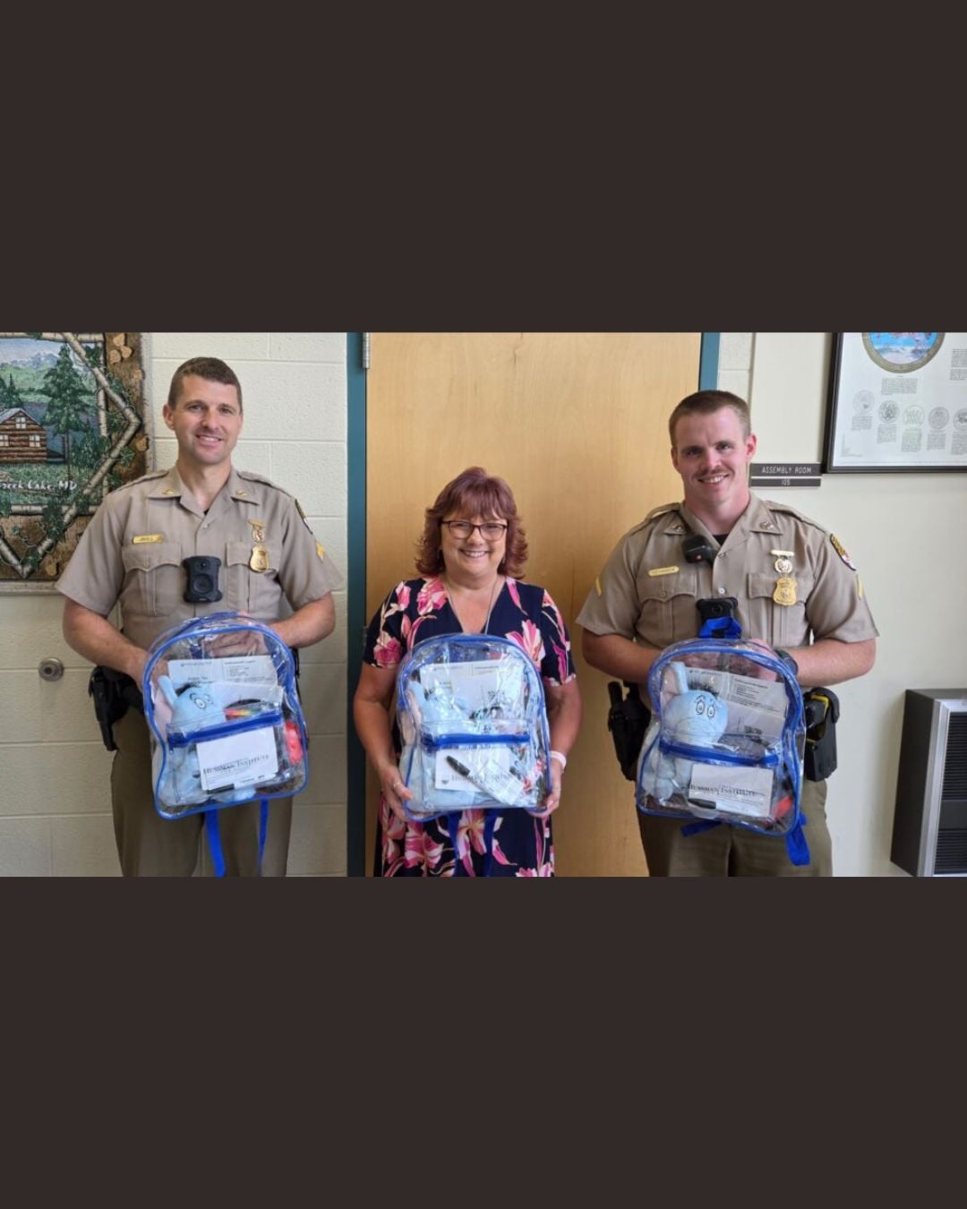 Garrett County Local Behavioral Health Authority Provides Autism Bags to MSP Officers