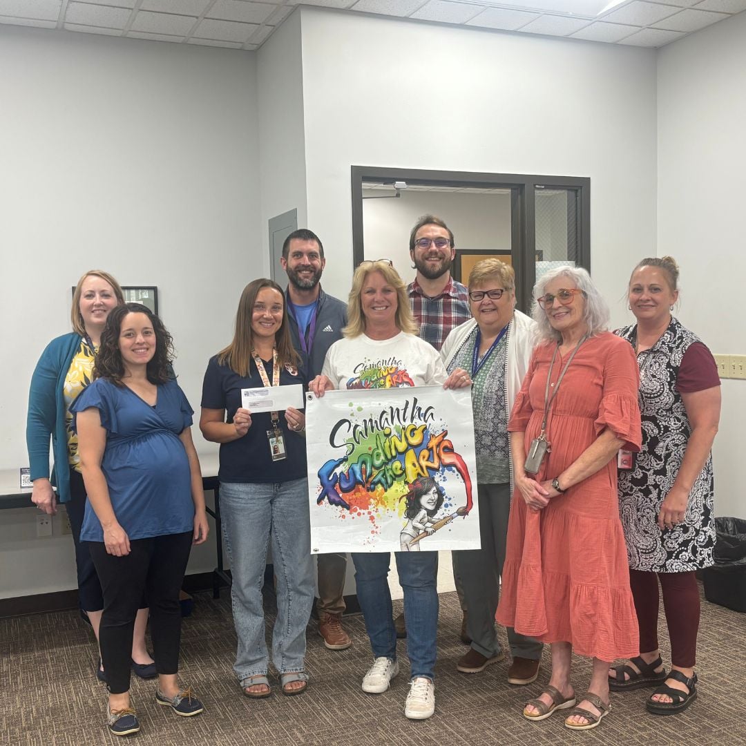 Garrett County Public Schools Fine Arts Teachers Receive Donation from Samantha Funding the Arts