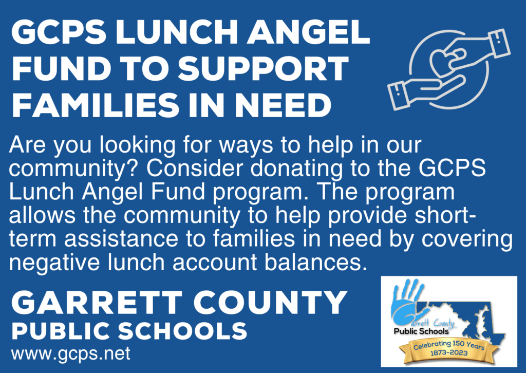 Garrett County Public Schools Lunch Angel Fund to Support Families in Need at Deep Creek Lake, MD