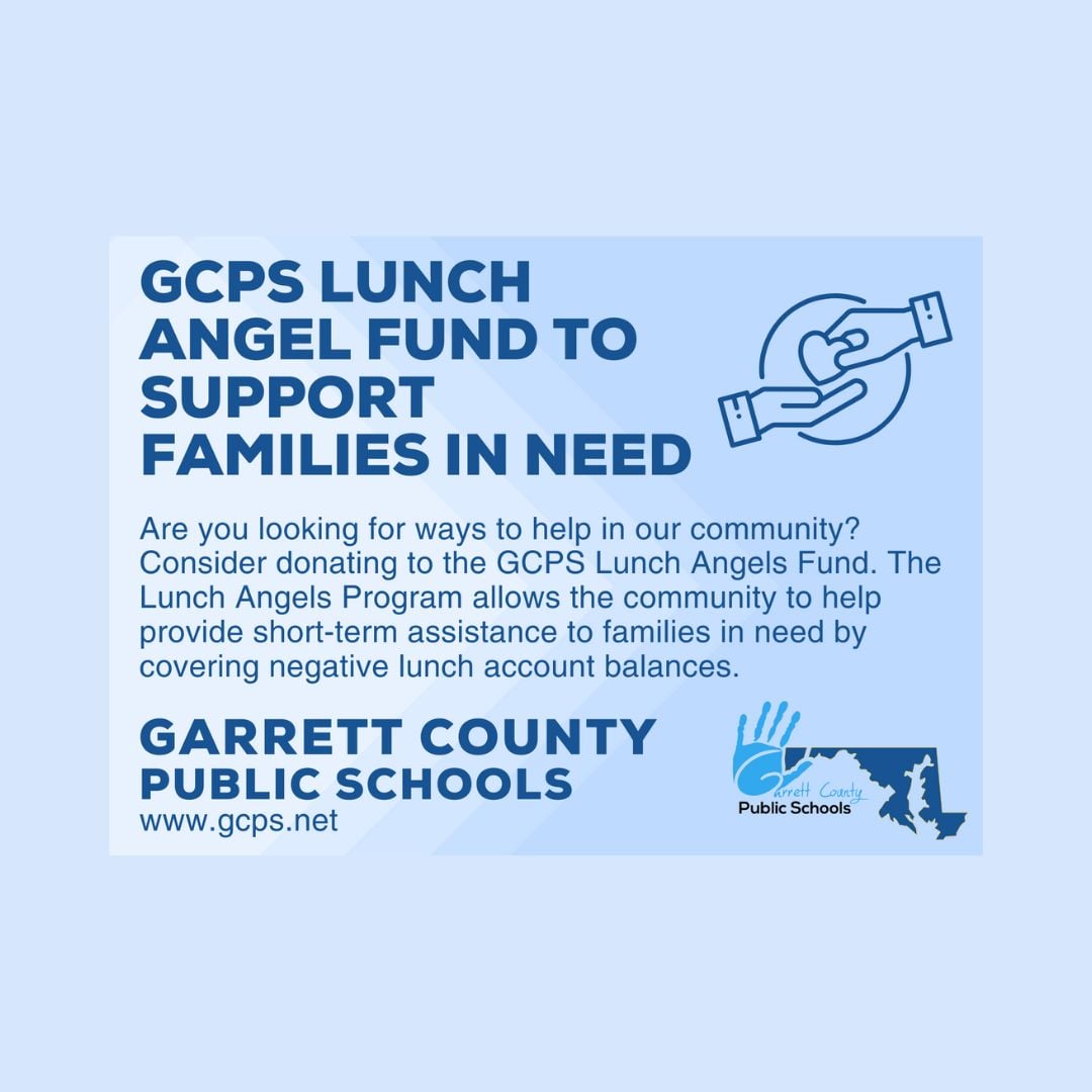 Garrett County Public Schools Lunch Angel Fund to Support Families in Need