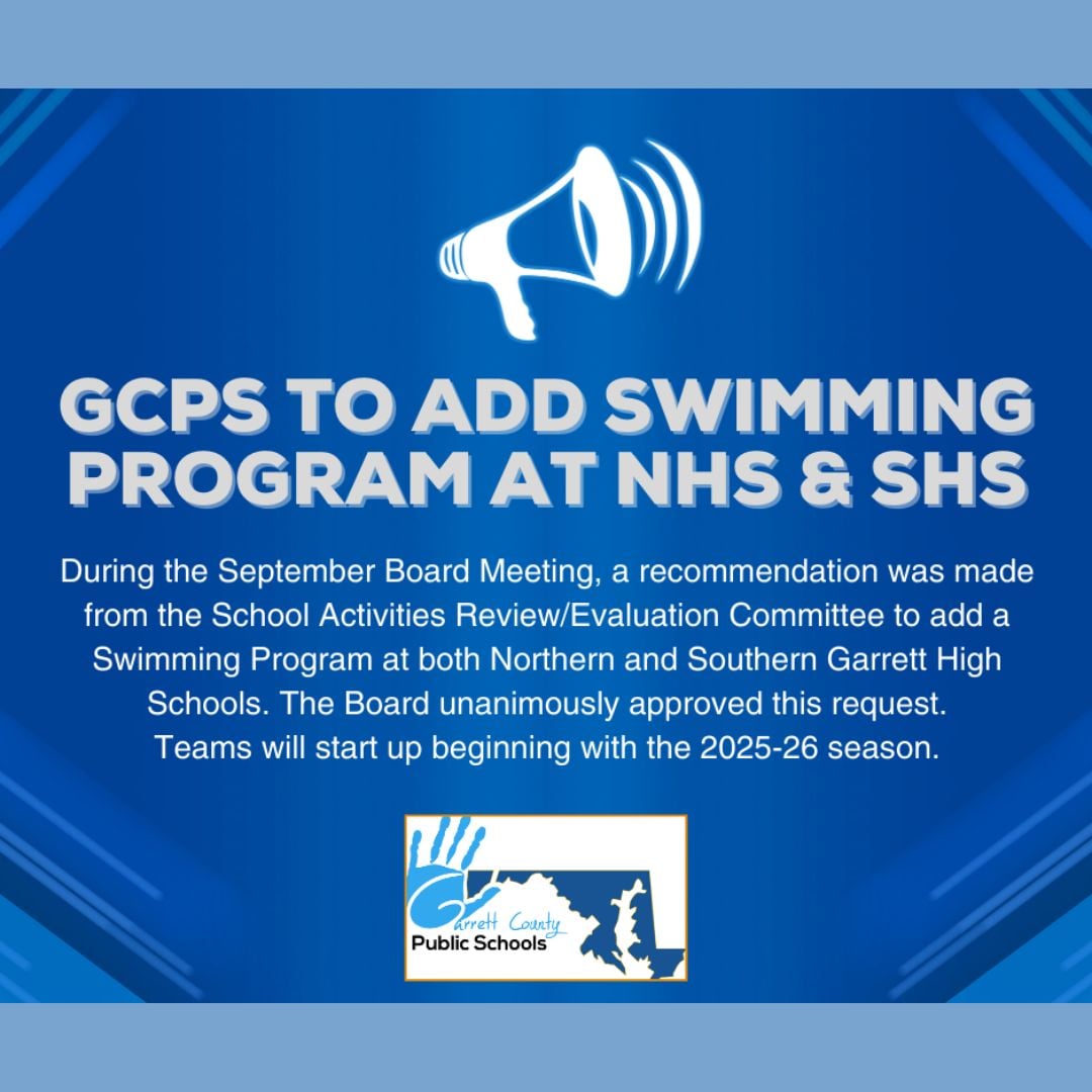 Garrett County Public Schools to Add Swimming Program at NGHS & SGHS