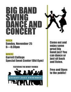 Garrett Jazz - Big Band Swing and Dance Concert