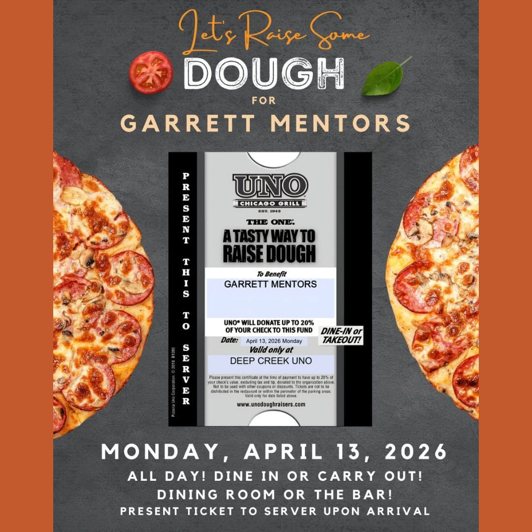 Garrett Mentors Dough Raiser (Deep Creek Lake, MD)