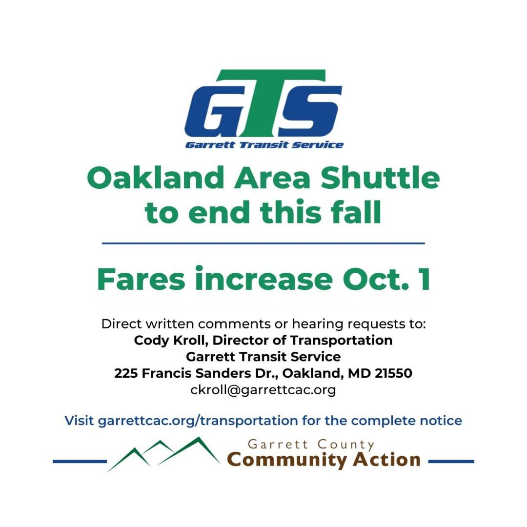 Garrett Transit Service (Press Release)