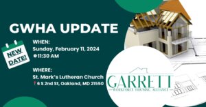 Garrett Workforce Housing Alliance Update at Deep Creek Lake, MD