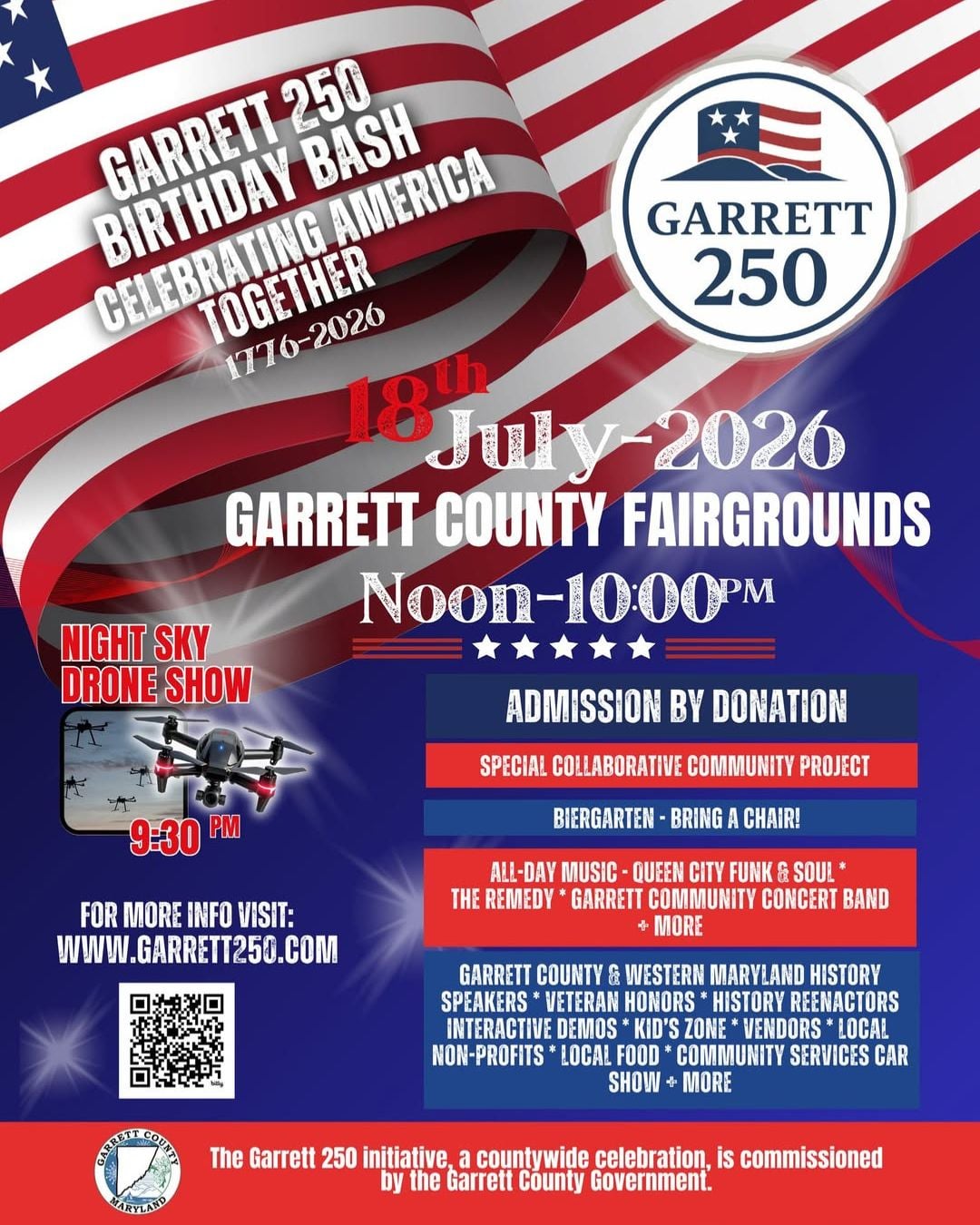 Garrett250 Birthday Bash Celebrating America Together