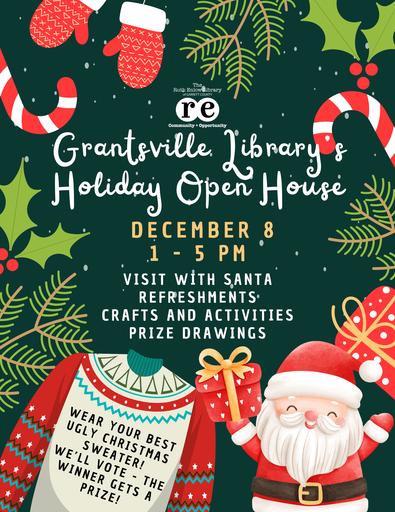 Grantsville Library's Holiday Open House at Deep Creek Lake, MD