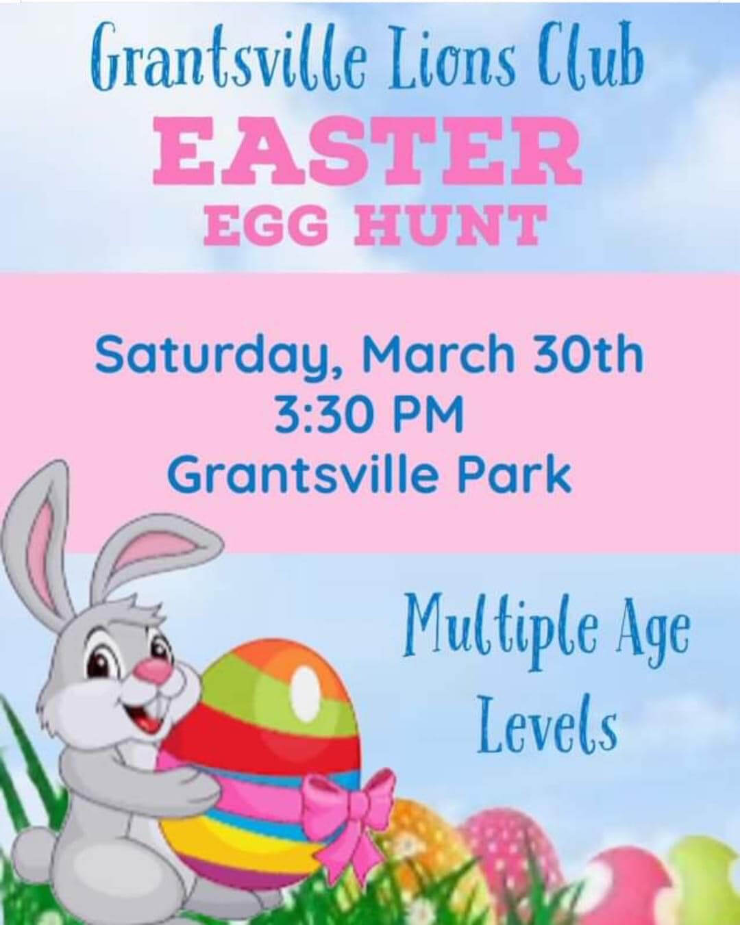 Grantsville Lions Club Easter Egg Hunt at Deep Creek Lake, MD