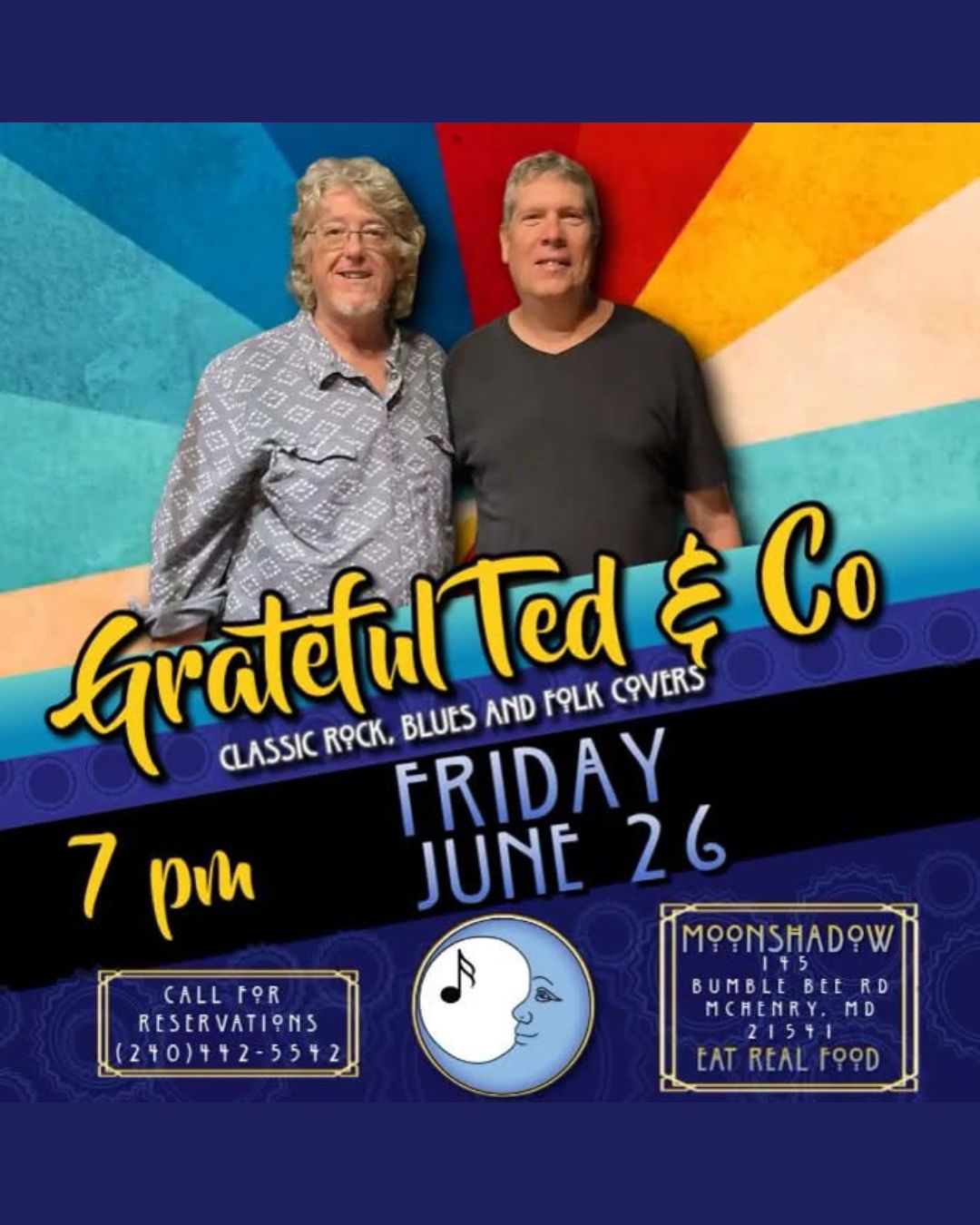 Grateful Ted & Co at MoonShadow