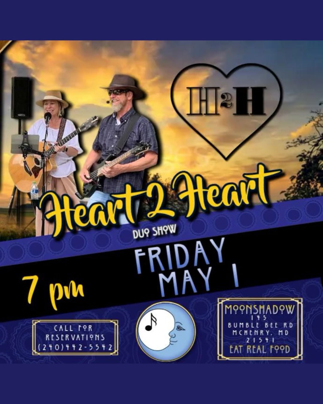 Heart 2 Heart at MoonShadow (Deep Creek Lake, MD)