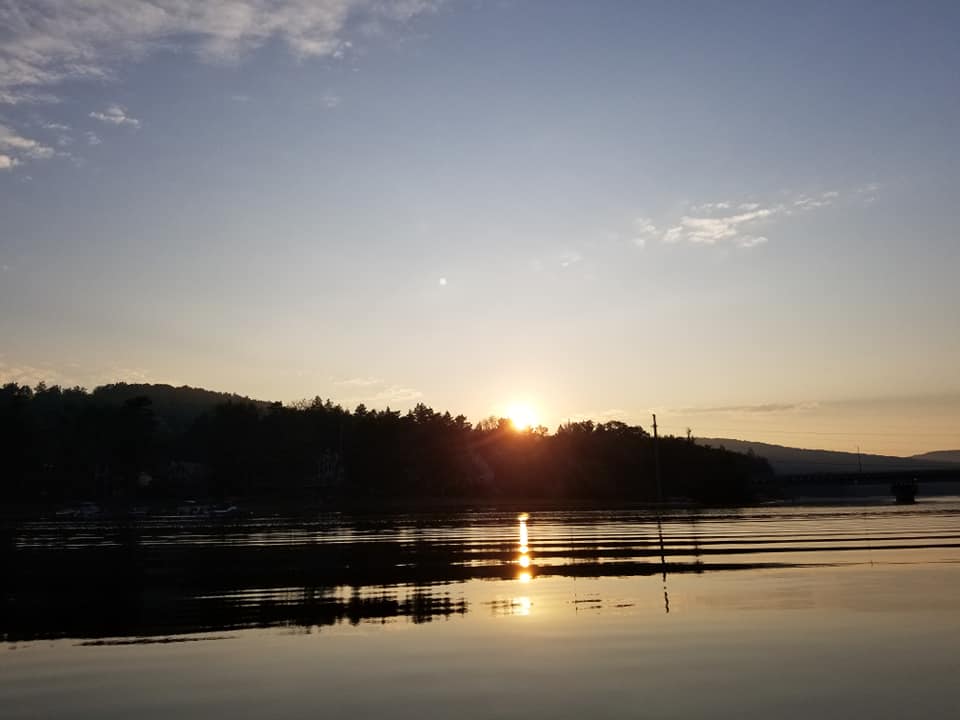 Heather Brown Hamilton Sunrise Boat Ride on Deep Creek Lake, MD