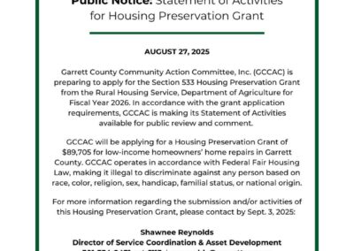 Housing Preservation Grant Application