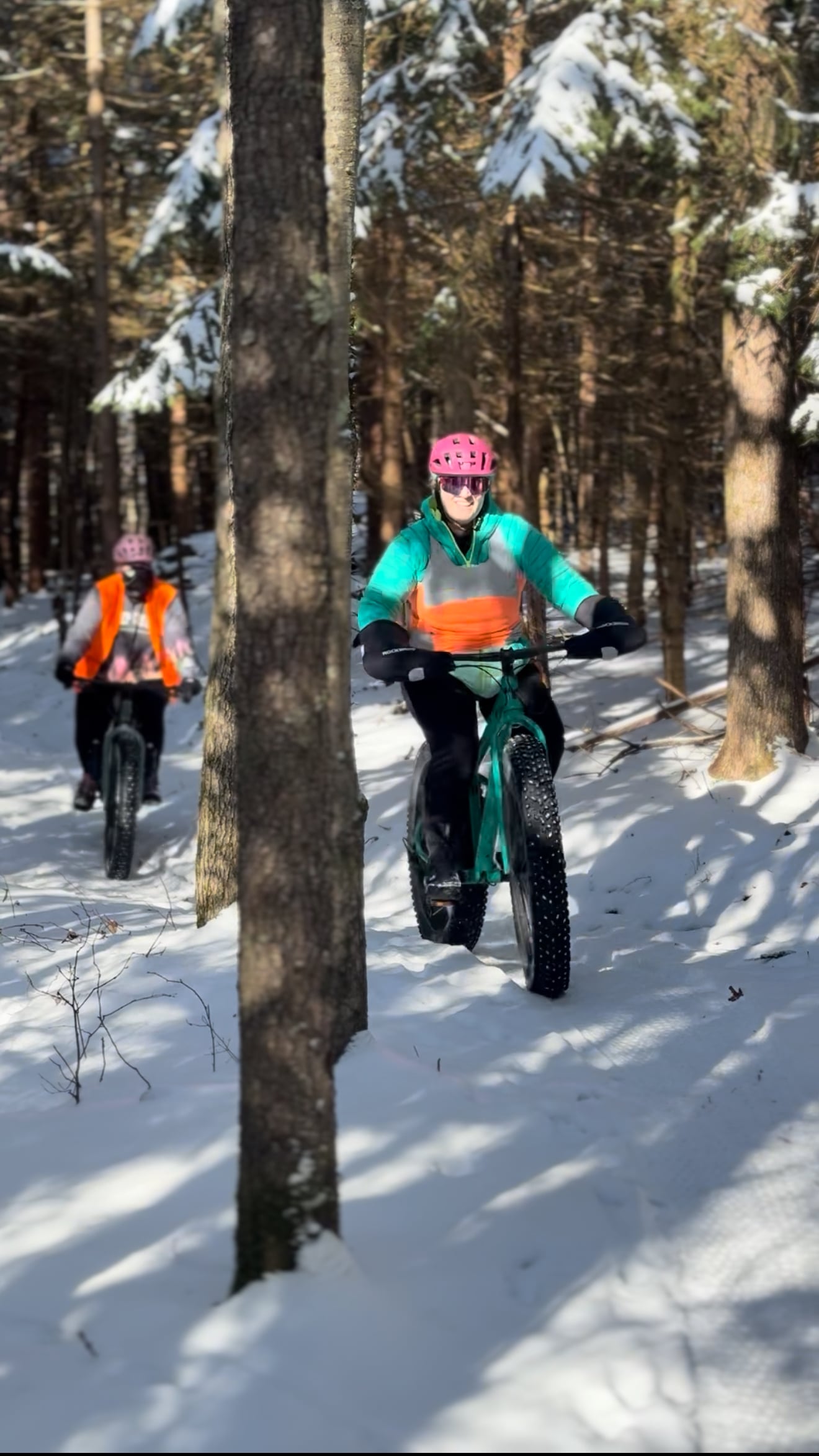 Sarah Kaiser Rides Margraff Plantation Trails on Global Fat Bike Day