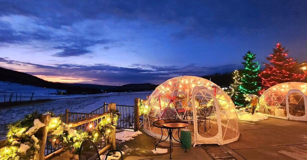 Igloo Season at Mountain State Brewing Co in Deep Creek Lake, MD Returns!