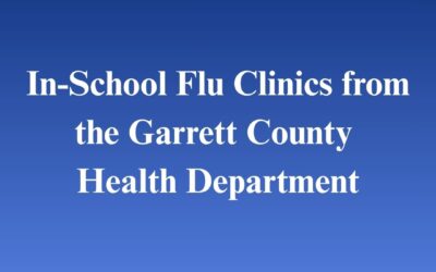 In-School Flu Clinics from the Garrett County Health Department