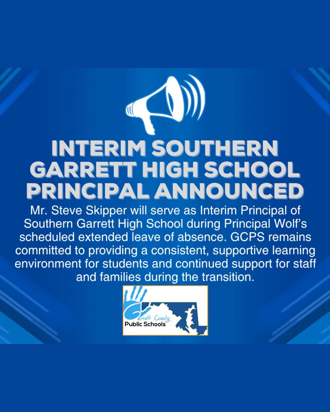 Interim Southern Garrett High School Principal Announced