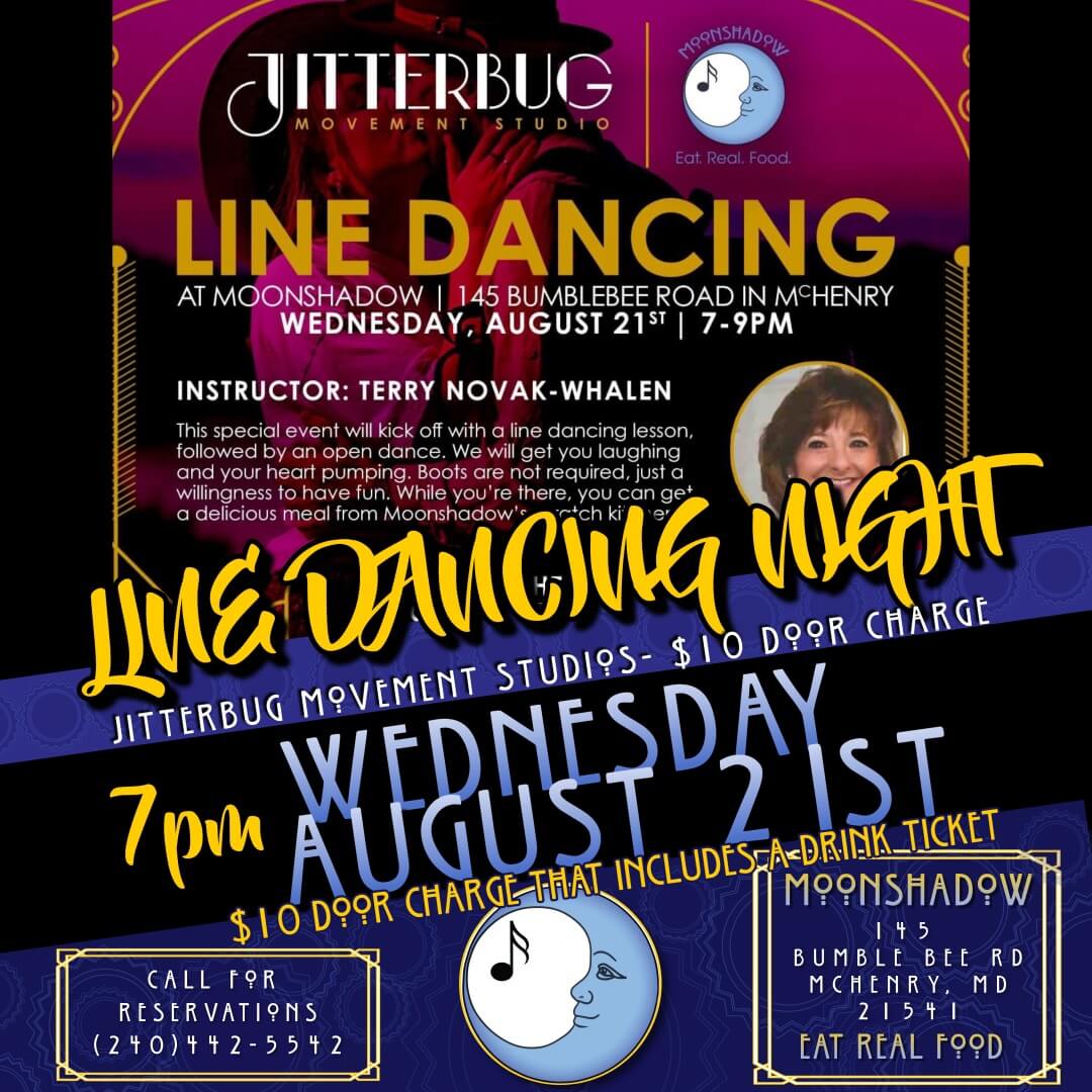 Jitterburg Movement Studio's Line Dancing Night at Deep Creek Lake, MD