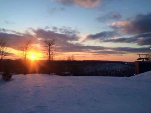 Julie Gardiner Slopeside Sunrise at Wisp Resort at Deep Creek Lake, MD