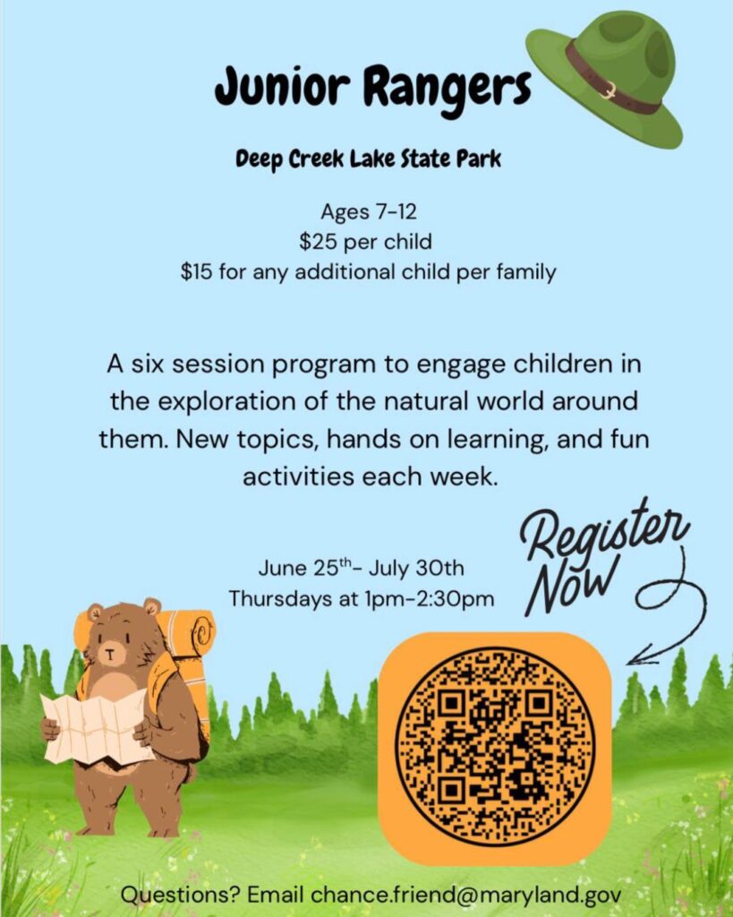 Junior Rangers at Deep Creek Lake State Park