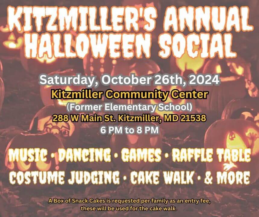 Kitzmiller Annual Halloween Social (Deep Creek Lake, MD)